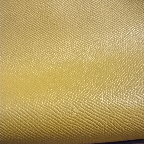 Coach Mustard Yellow Leather Satchel - Picture 8 of 8